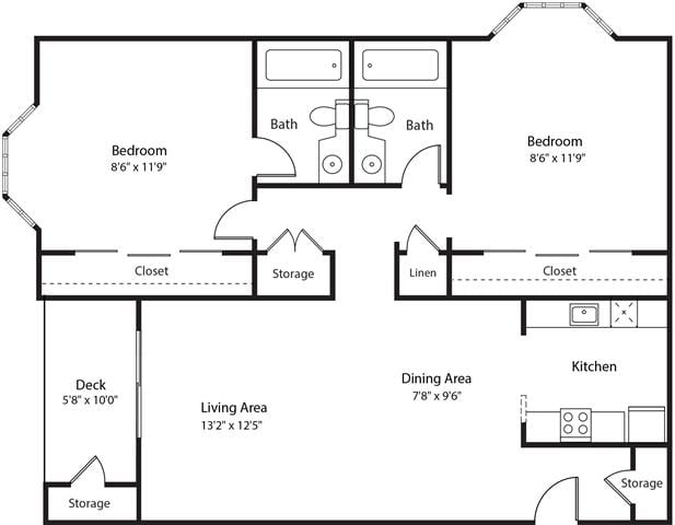 2 Beds |   "apartment"