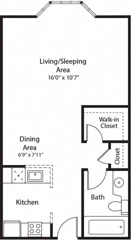 Floor plan layout diagram for 0C