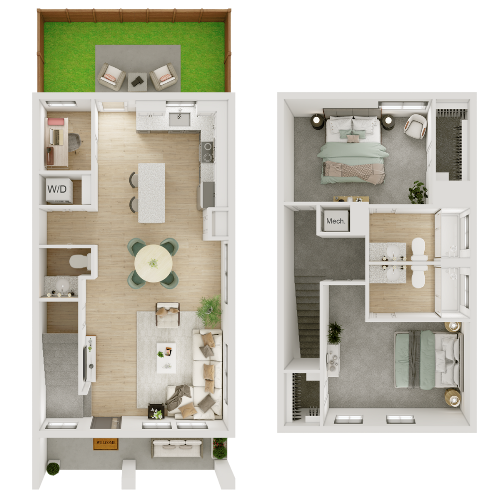 B3 + FLEX floor plan