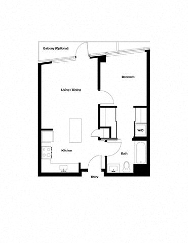 Floor plan layout diagram for 1E Renovation 2