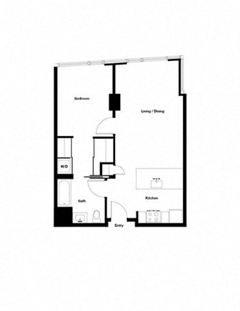 1P floor plan