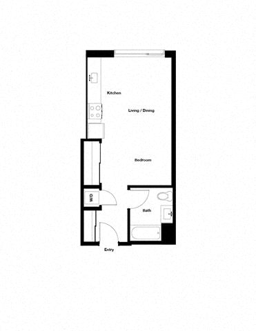 Floor plan layout diagram for SE