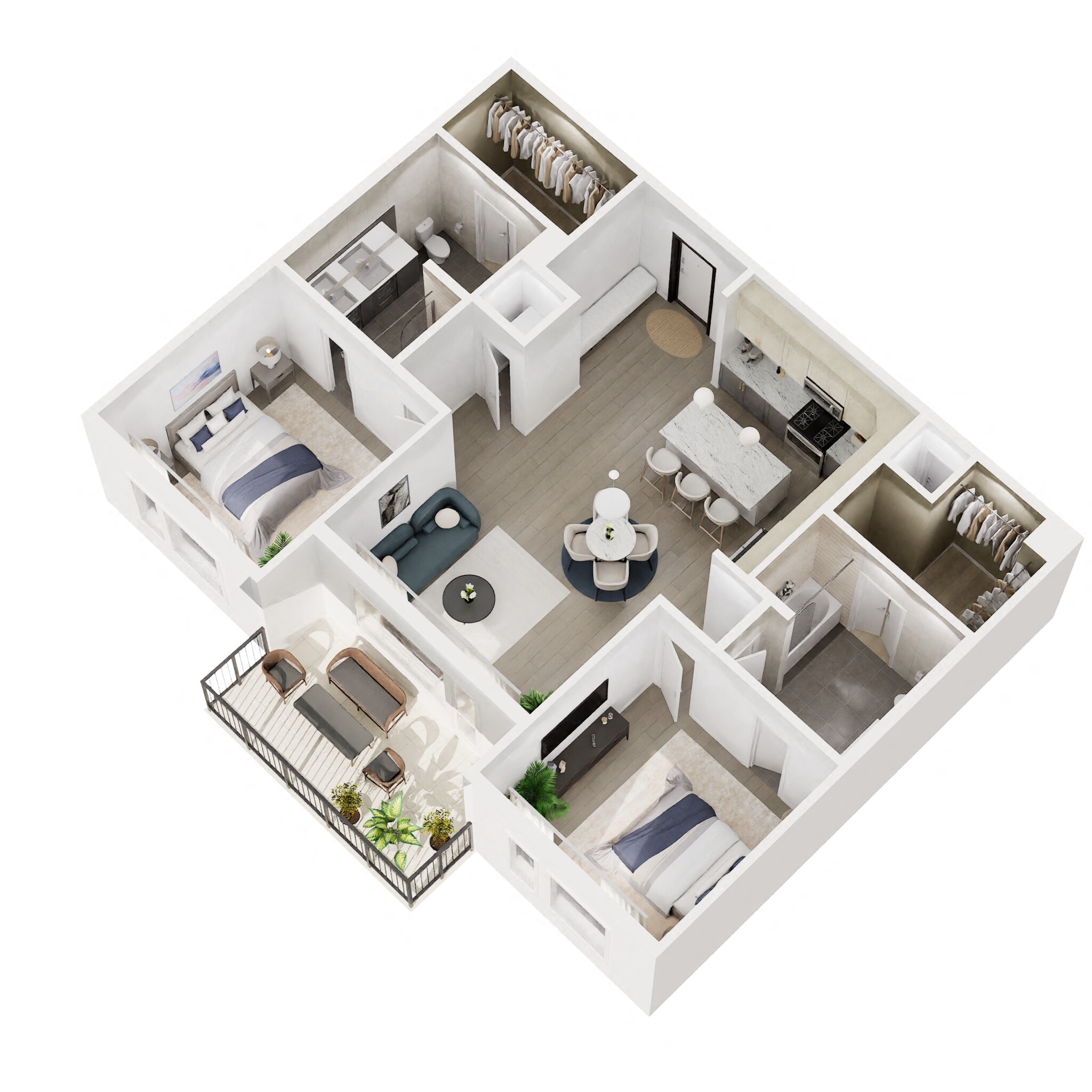 B1d floor plan