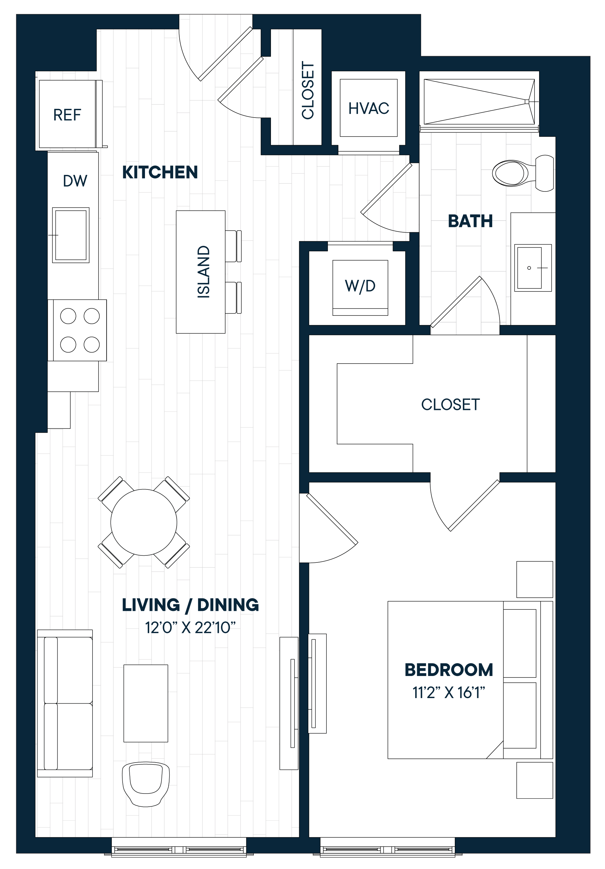 Floorplan image of apartment 475