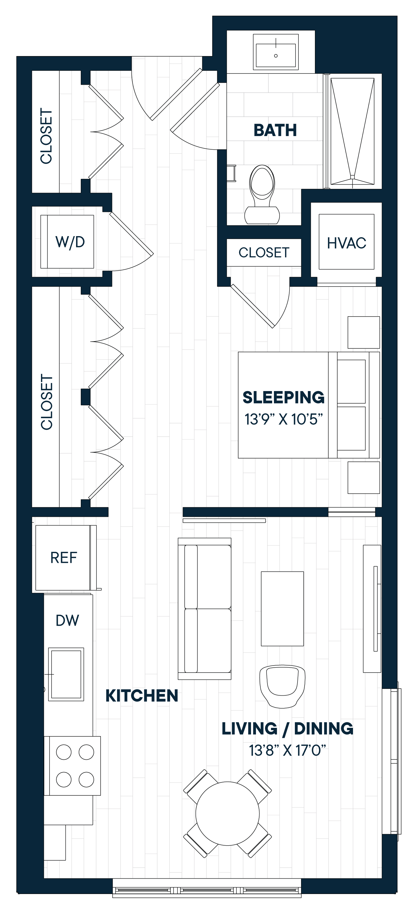 Floorplan image of apartment 777