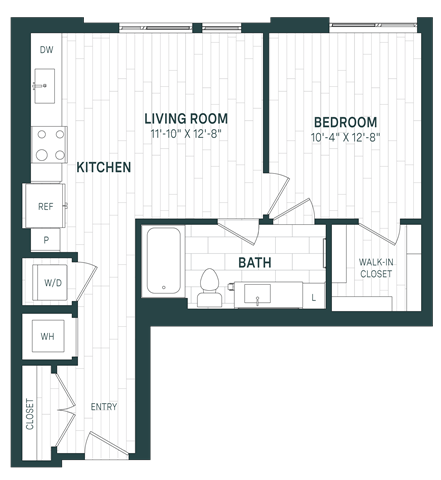 Floor Plan Image of Apartment Apt 