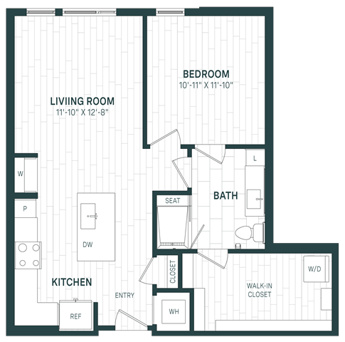 Floor Plan Image of Apartment Apt 321