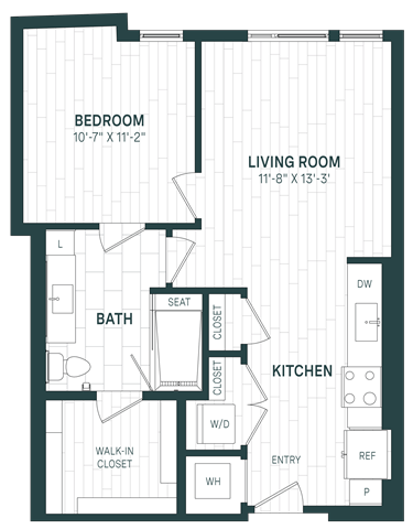 Floor Plan Image of Apartment Apt 242