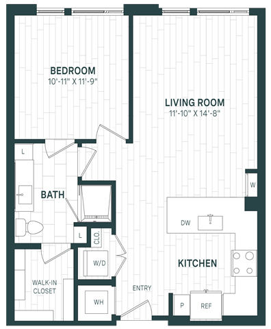 Floor Plan Image of Apartment Apt 239