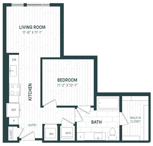 Floor Plan Image of Apartment Apt 408