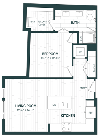 Floor Plan Image of Apartment Apt 