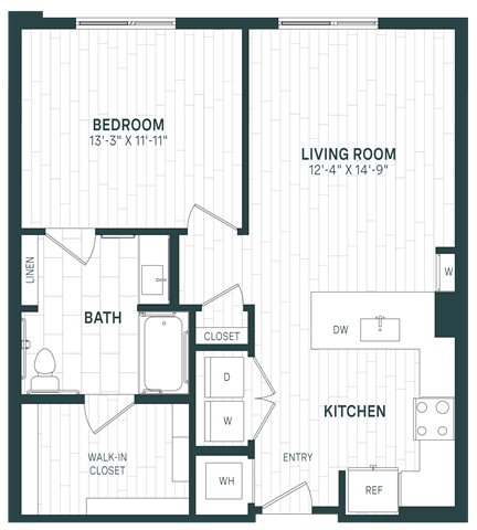 Floor Plan Image of Apartment Apt 441