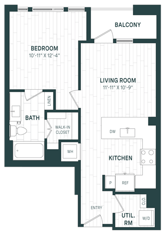 Floor Plan Image of Apartment Apt 737