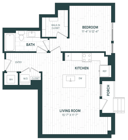 Floor Plan Image of Apartment Apt 