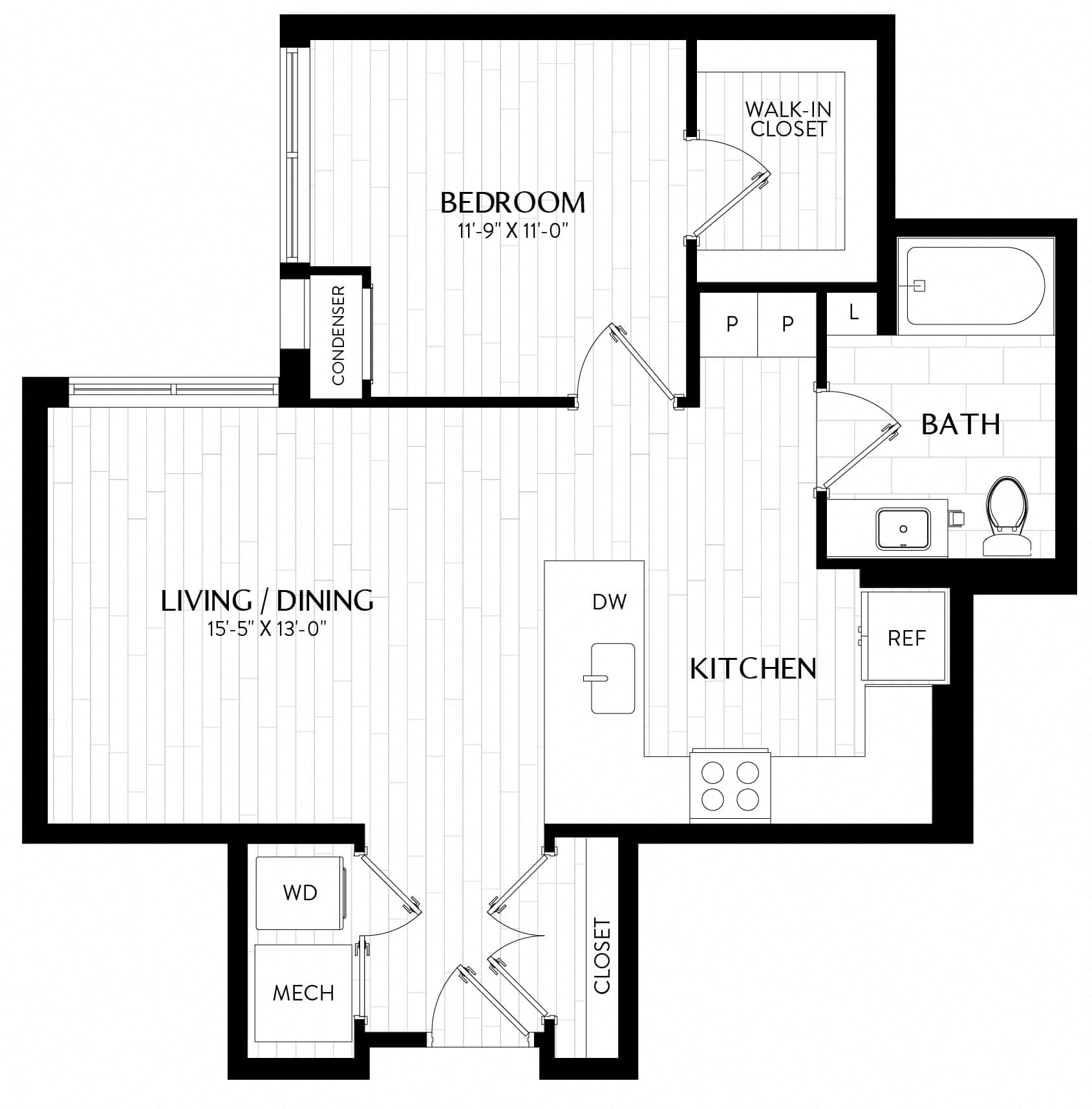 Floor Plan Image of Apartment Apt 0324