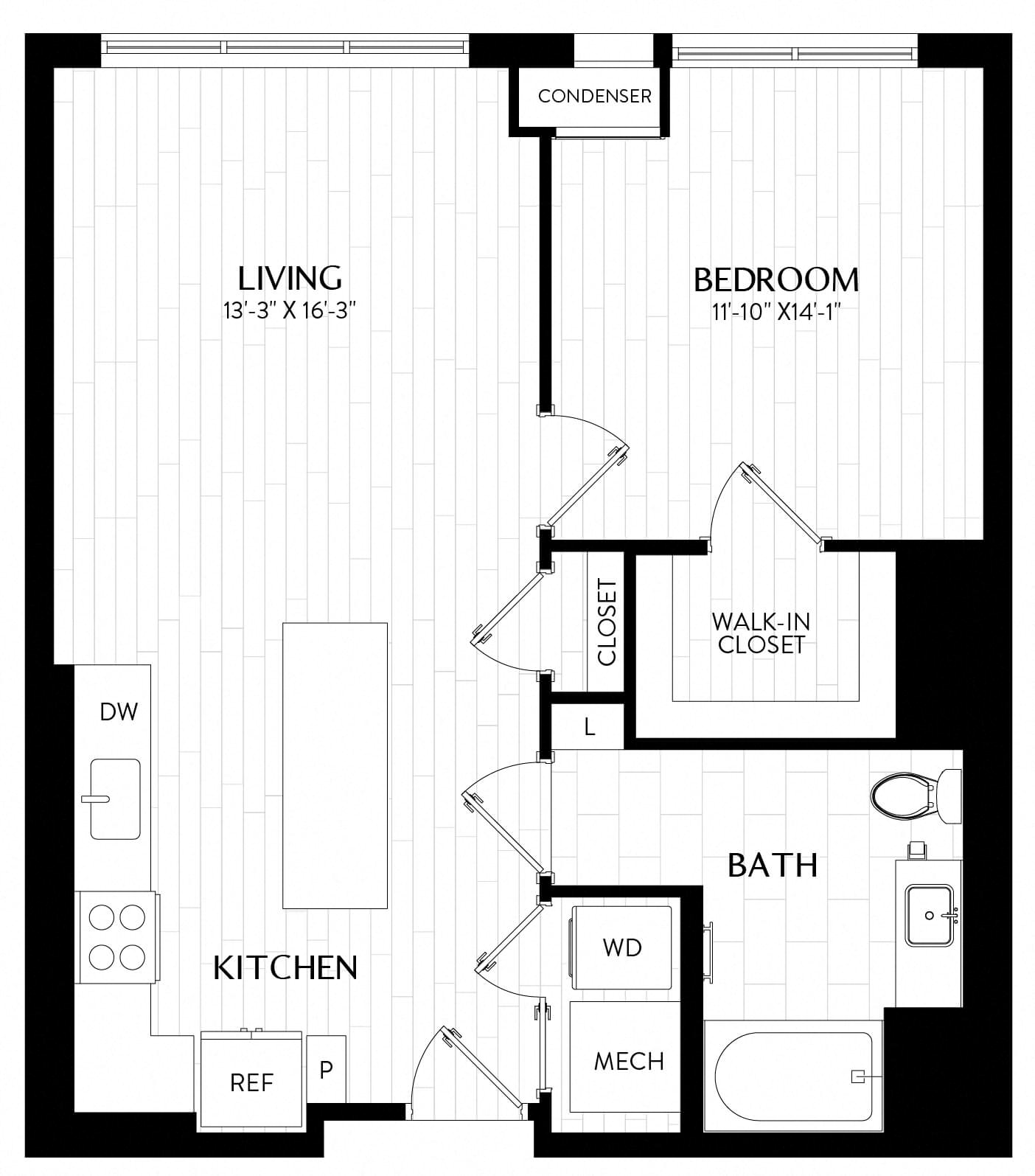 Floor Plan Image of Apartment Apt 0518