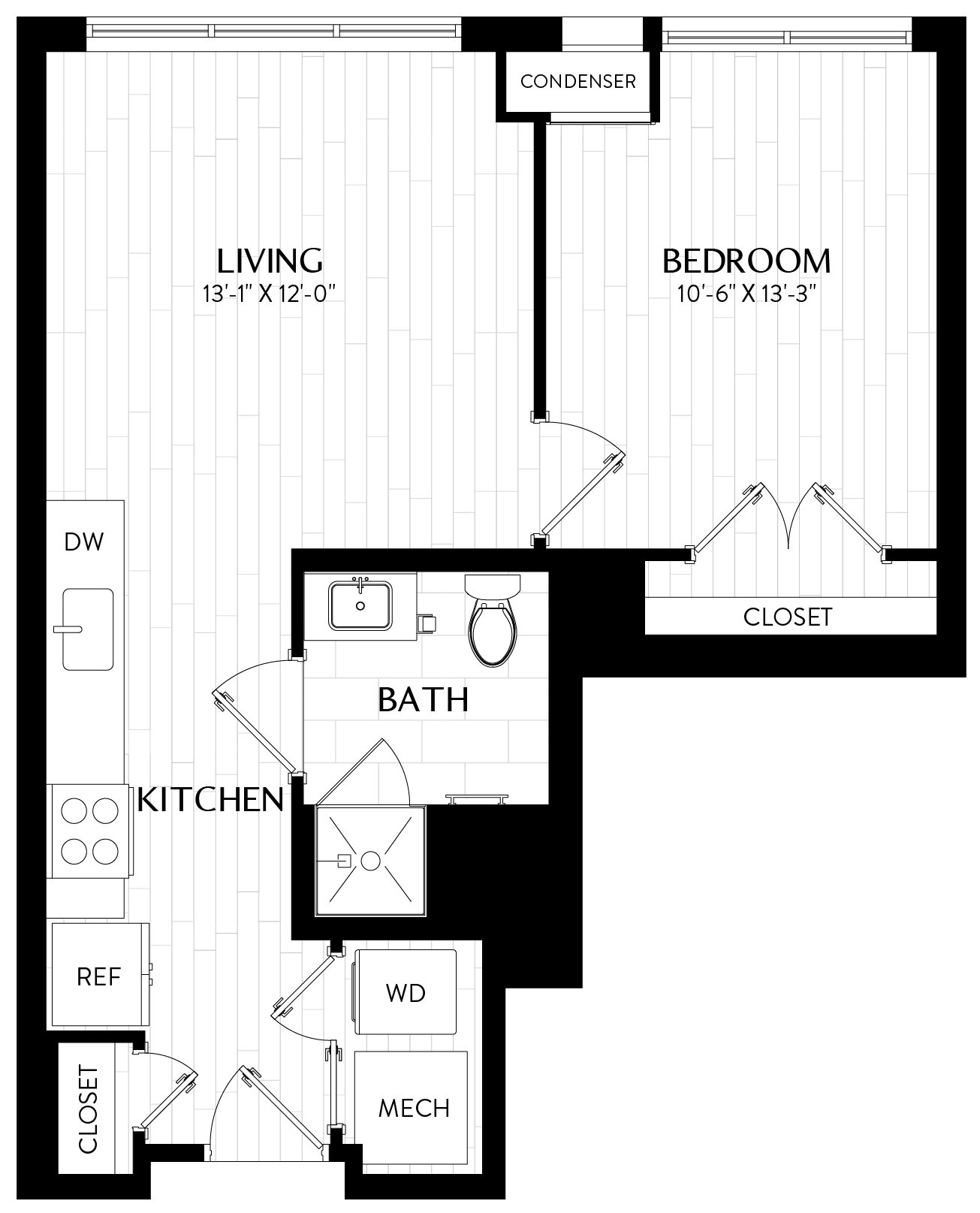 Floor Plan Image of Apartment Apt 0128