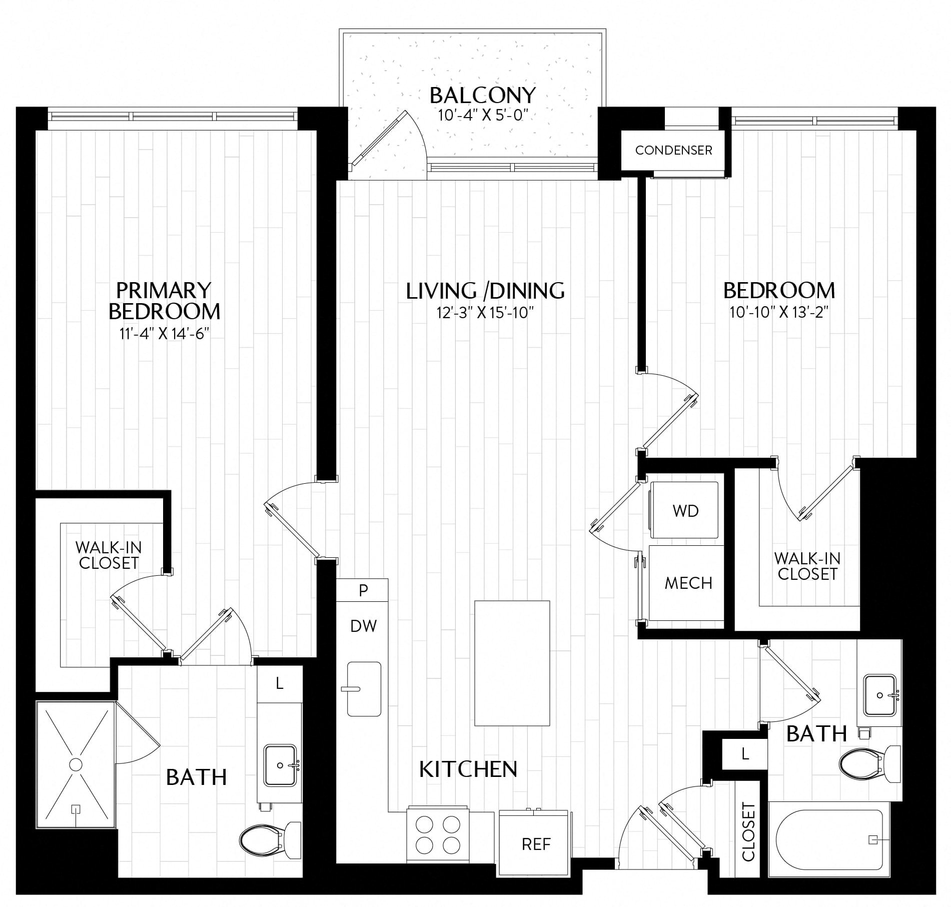 Floor Plan Image of Apartment Apt 0435