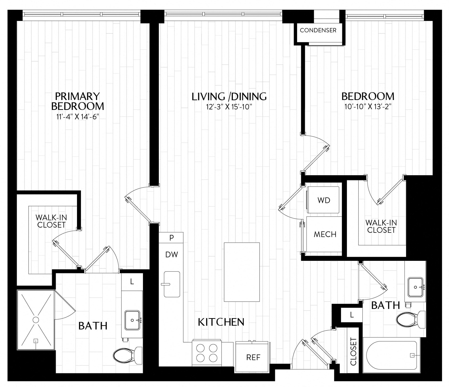 Floor Plan Image of Apartment Apt 0133