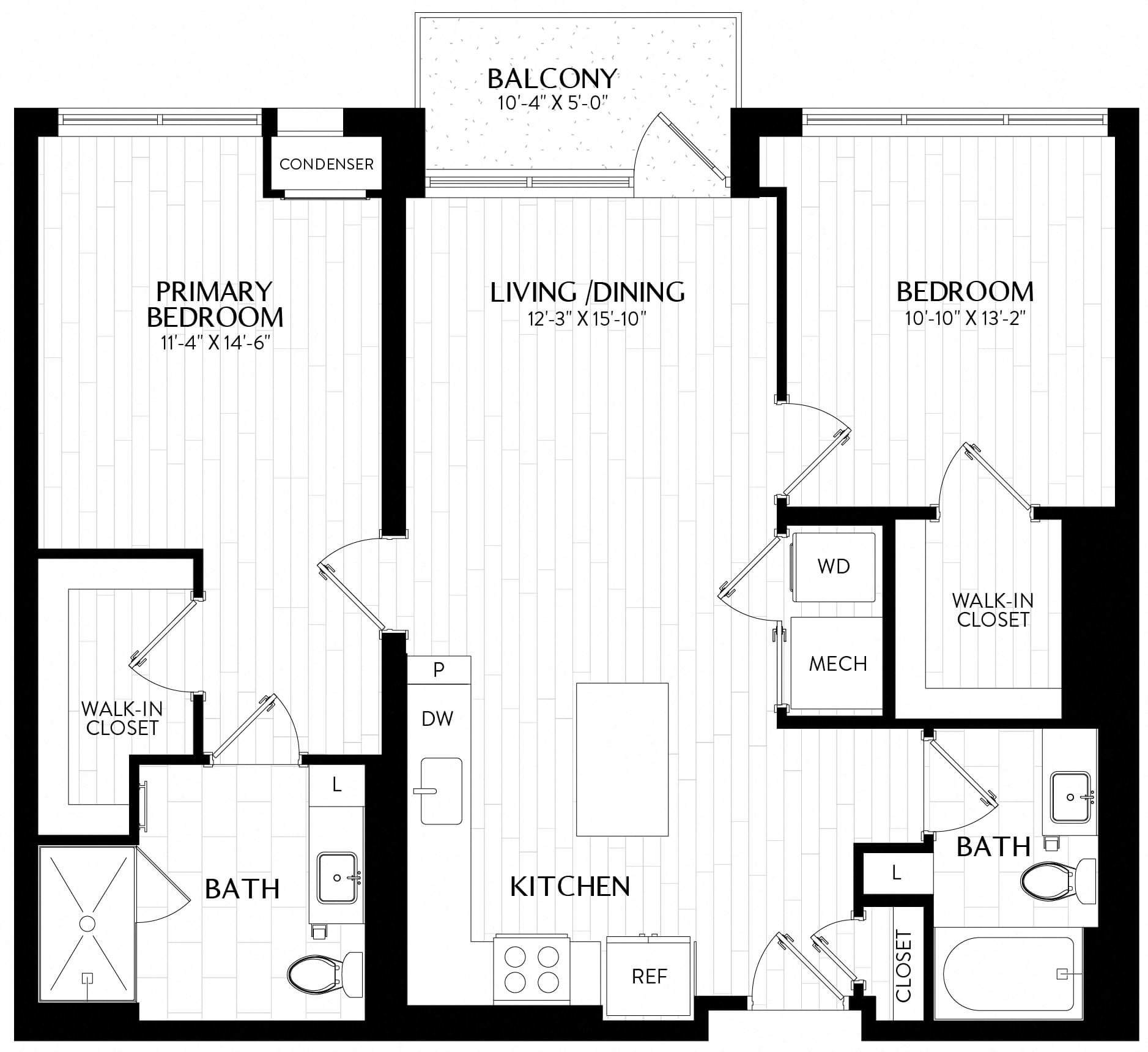 Floor Plan Image of Apartment Apt 0429