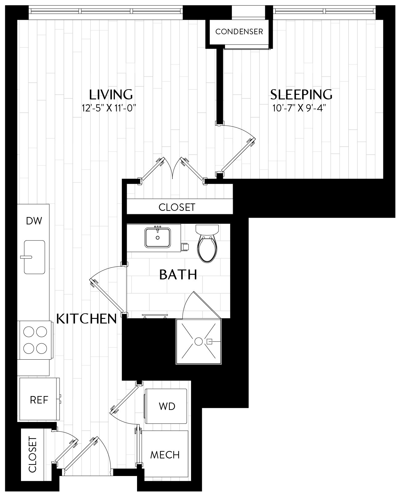 Floor Plan Image of Apartment Apt 0305