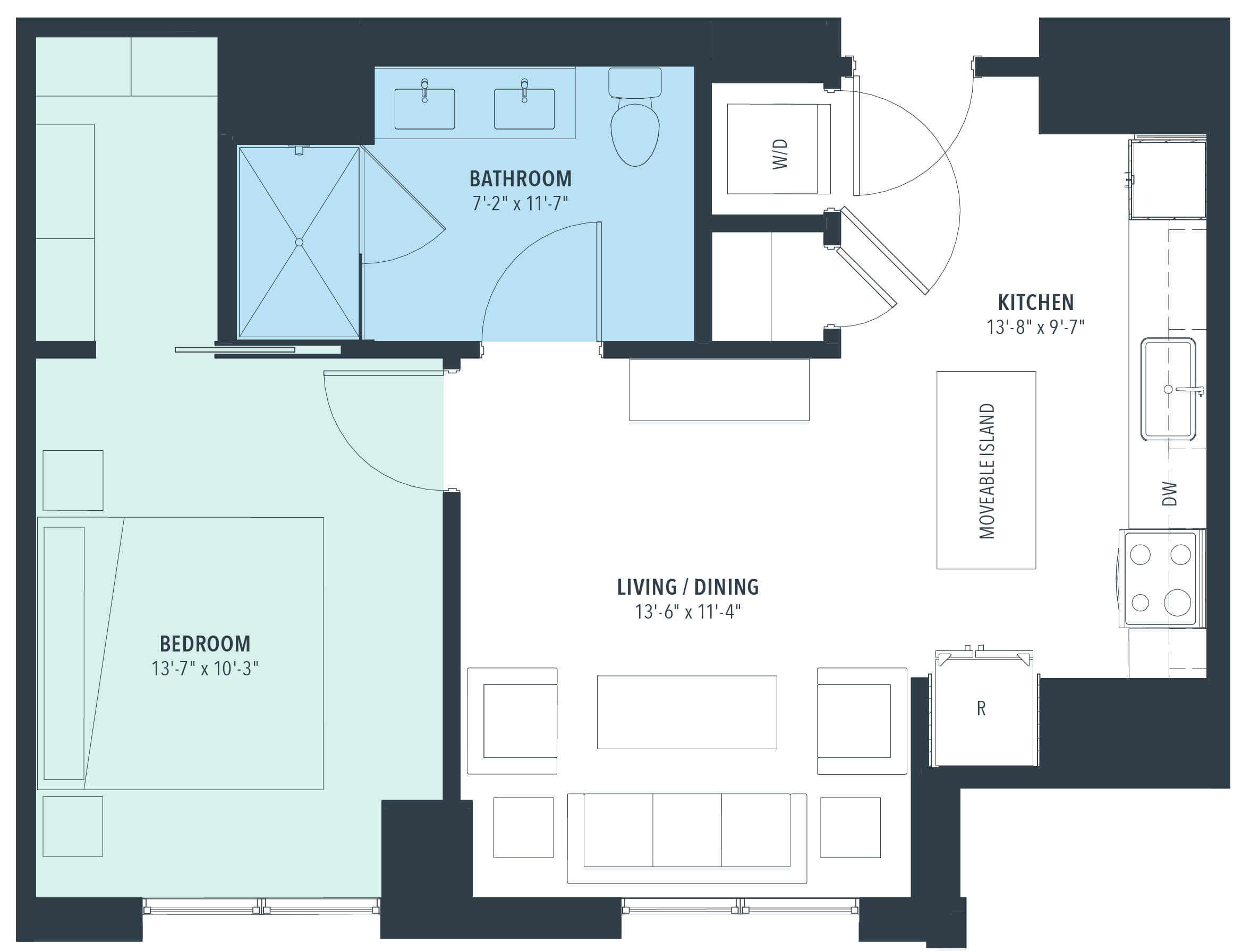 Floor Plan Image of Apartment Apt 0505