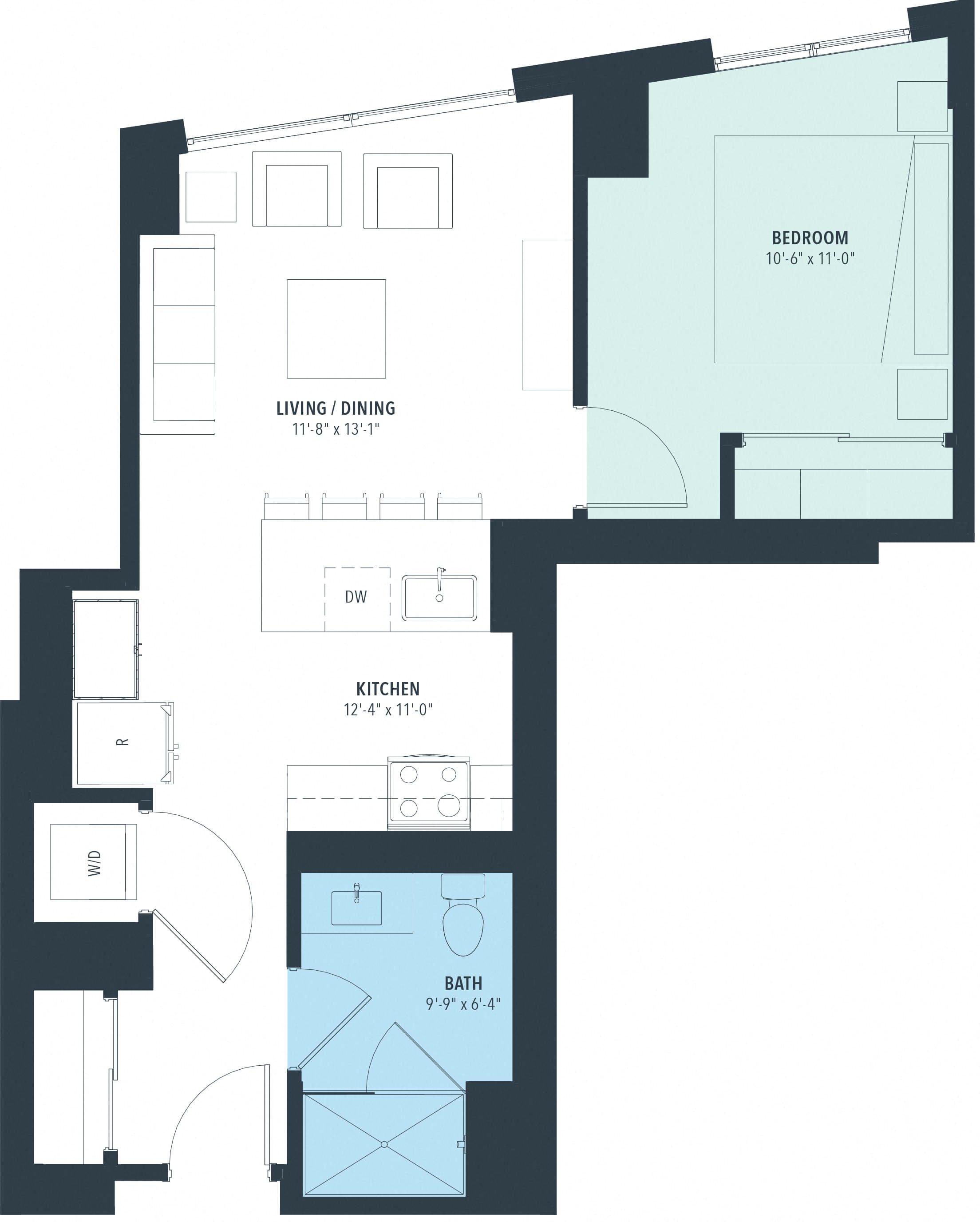 Floor Plan Image of Apartment Apt 0509