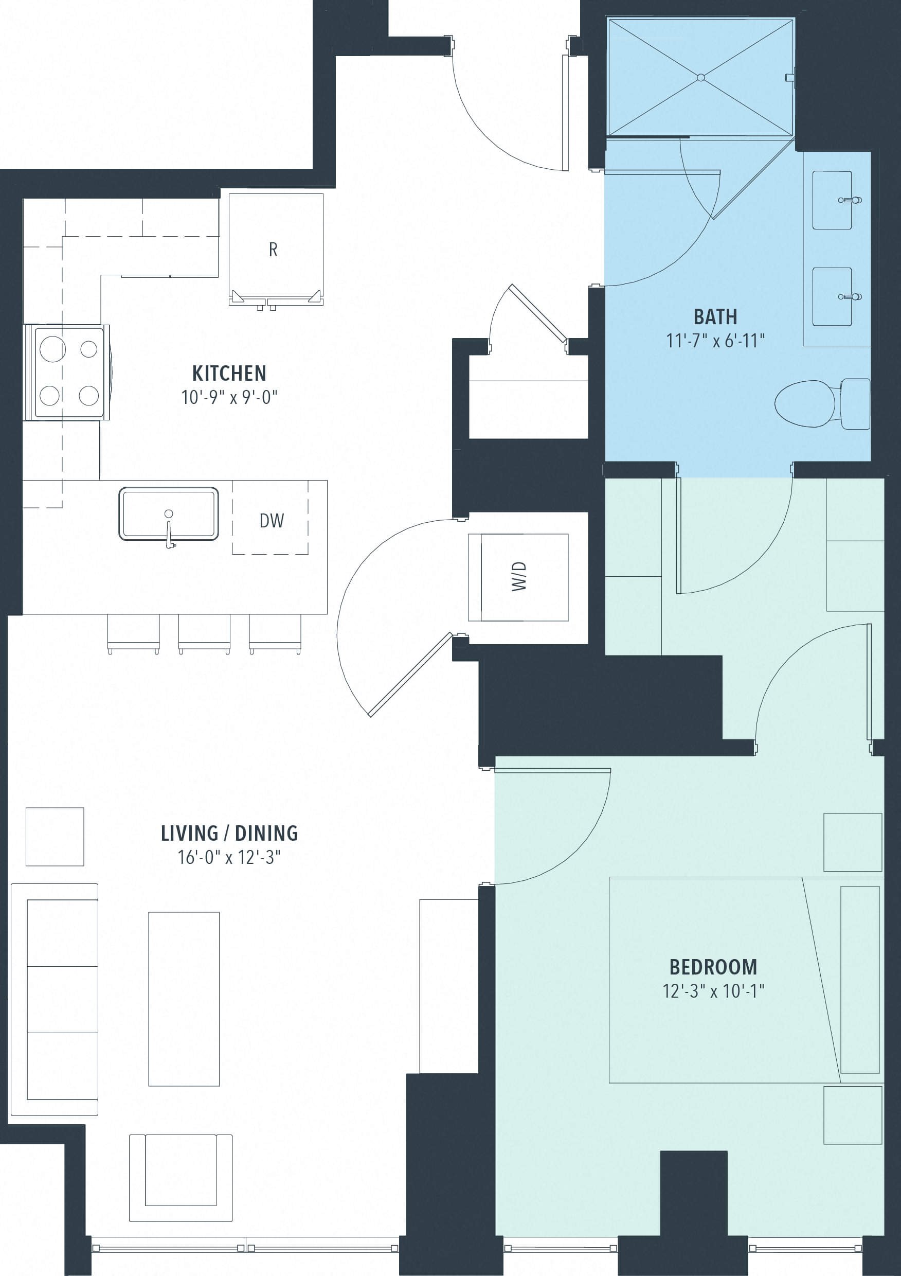 Floor Plan Image of Apartment Apt 0510