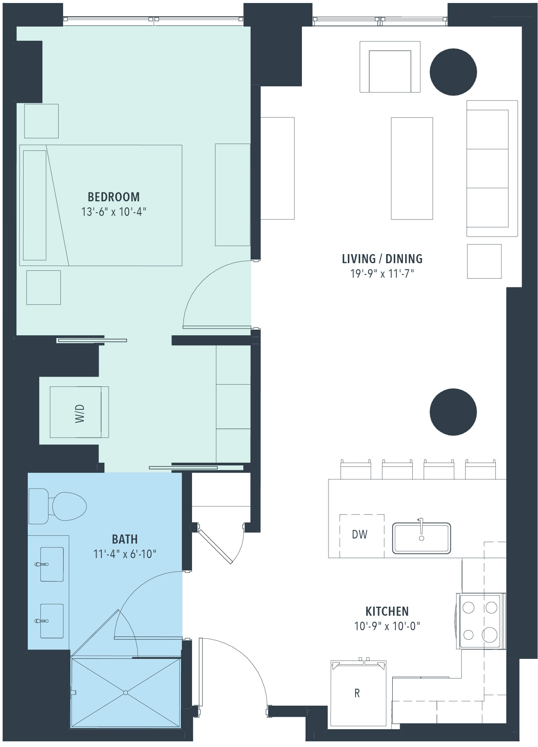 Floor Plan Image of Apartment Apt 0517