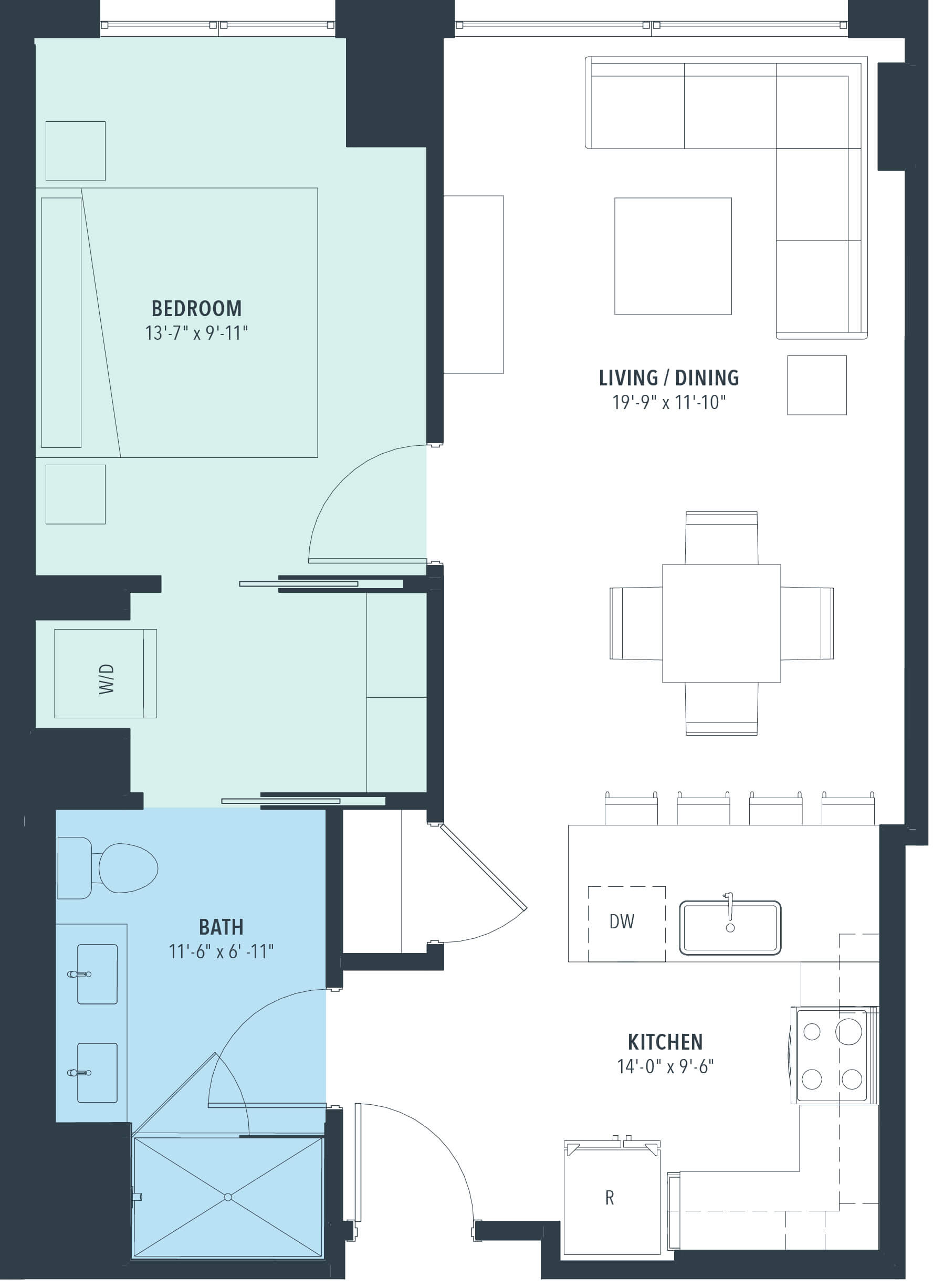 Floor Plan Image of Apartment Apt 0301