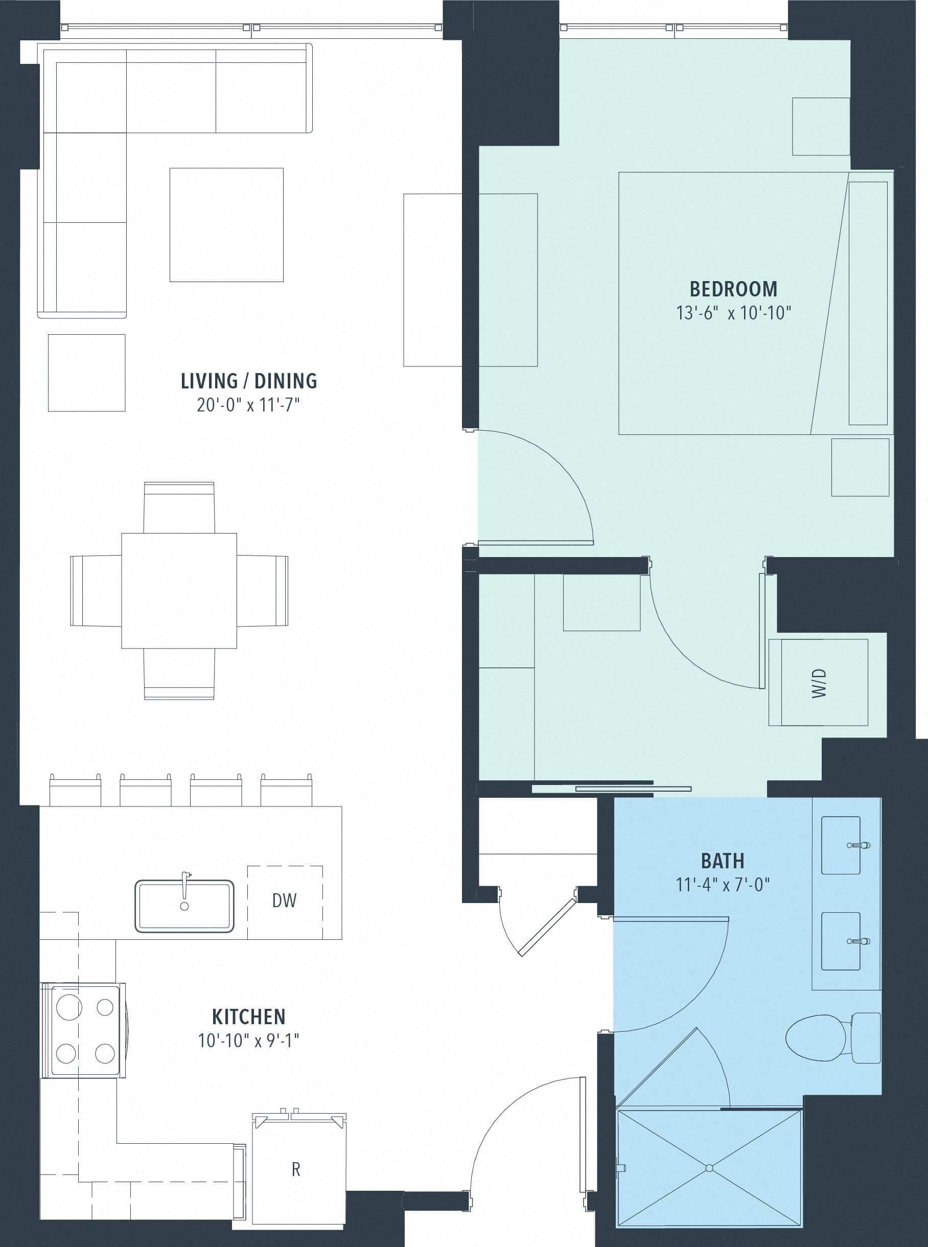 Floor Plan Image of Apartment Apt 0514