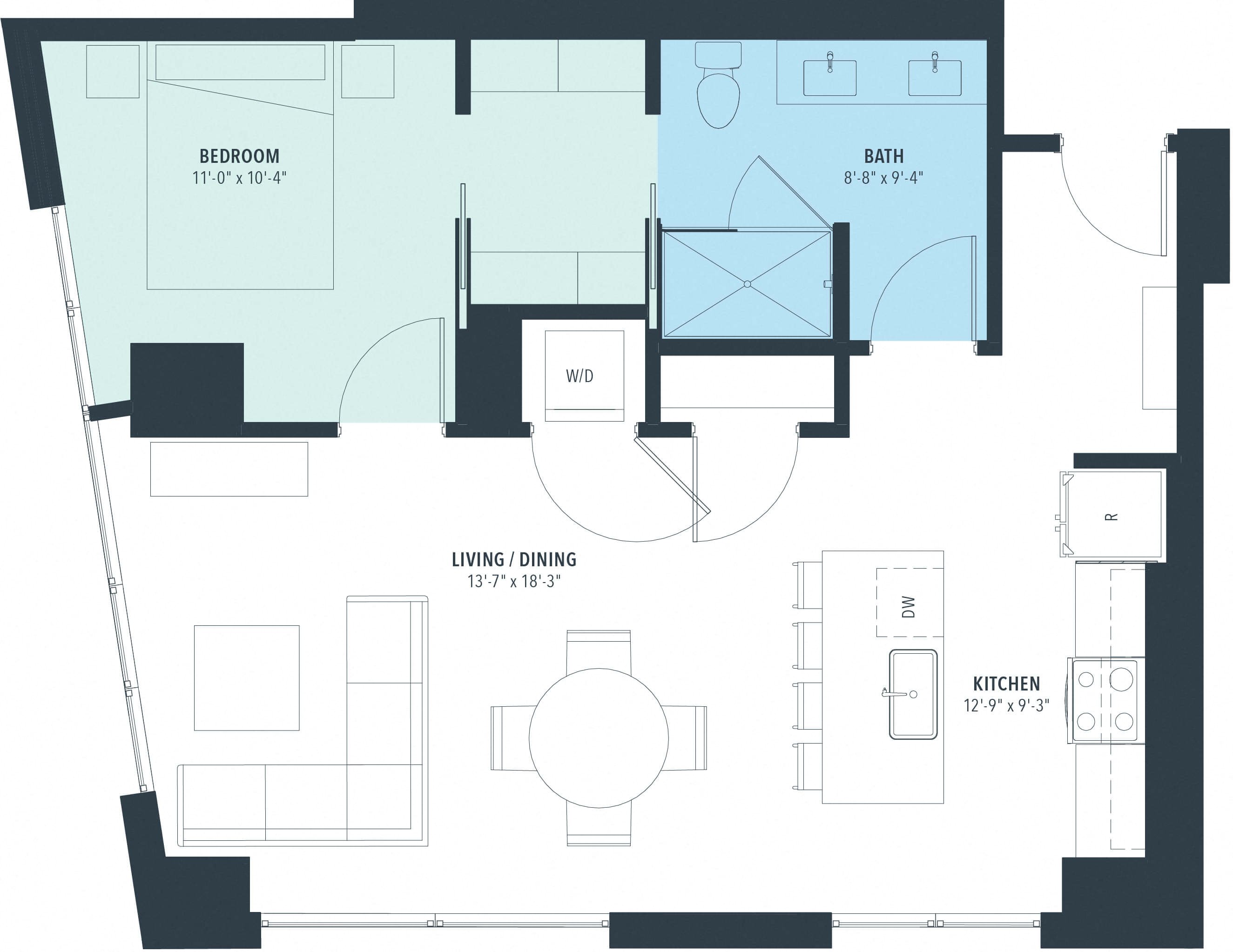 Floor Plan Image of Apartment Apt 0213