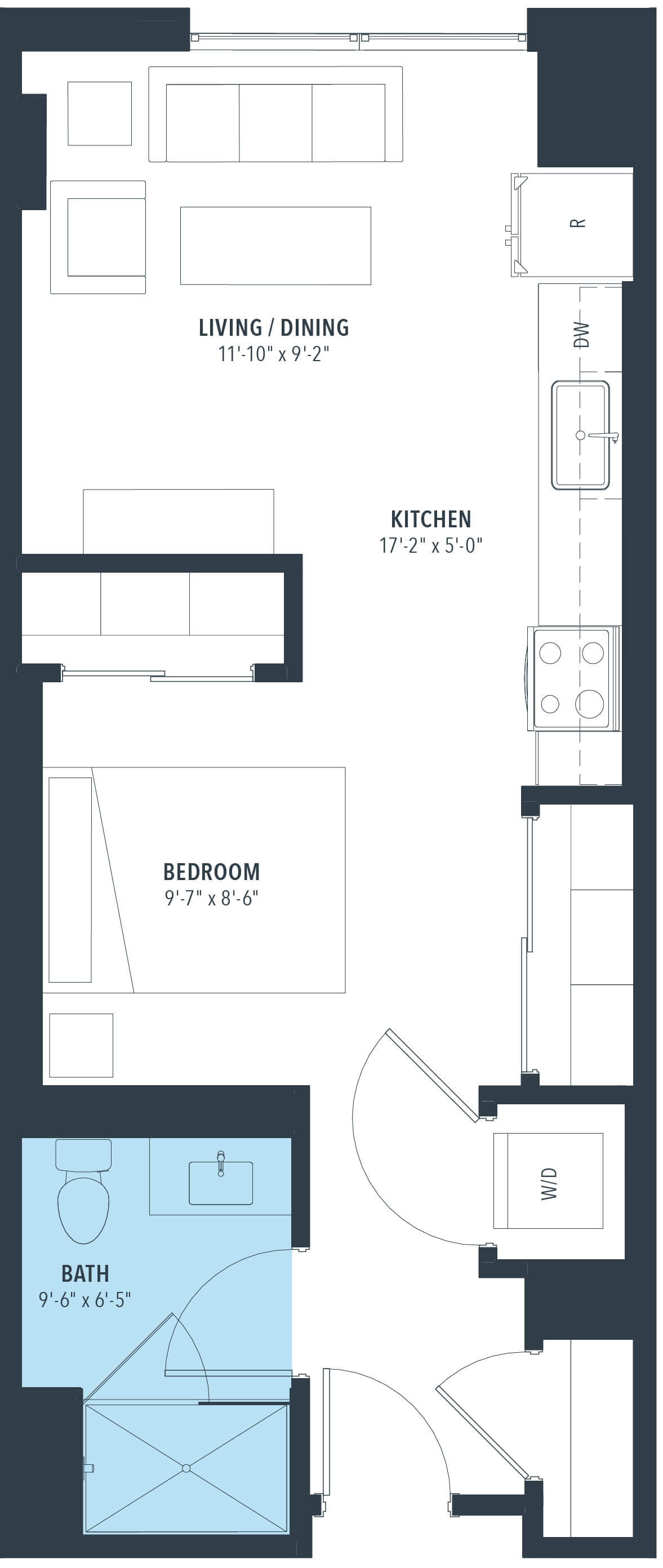 Floor Plan Image of Apartment Apt 0706