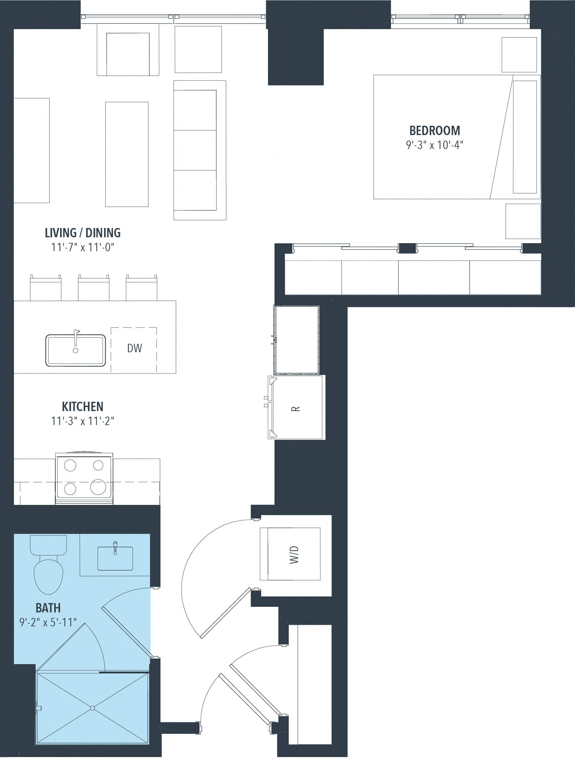 Floor Plan Image of Apartment Apt 0419