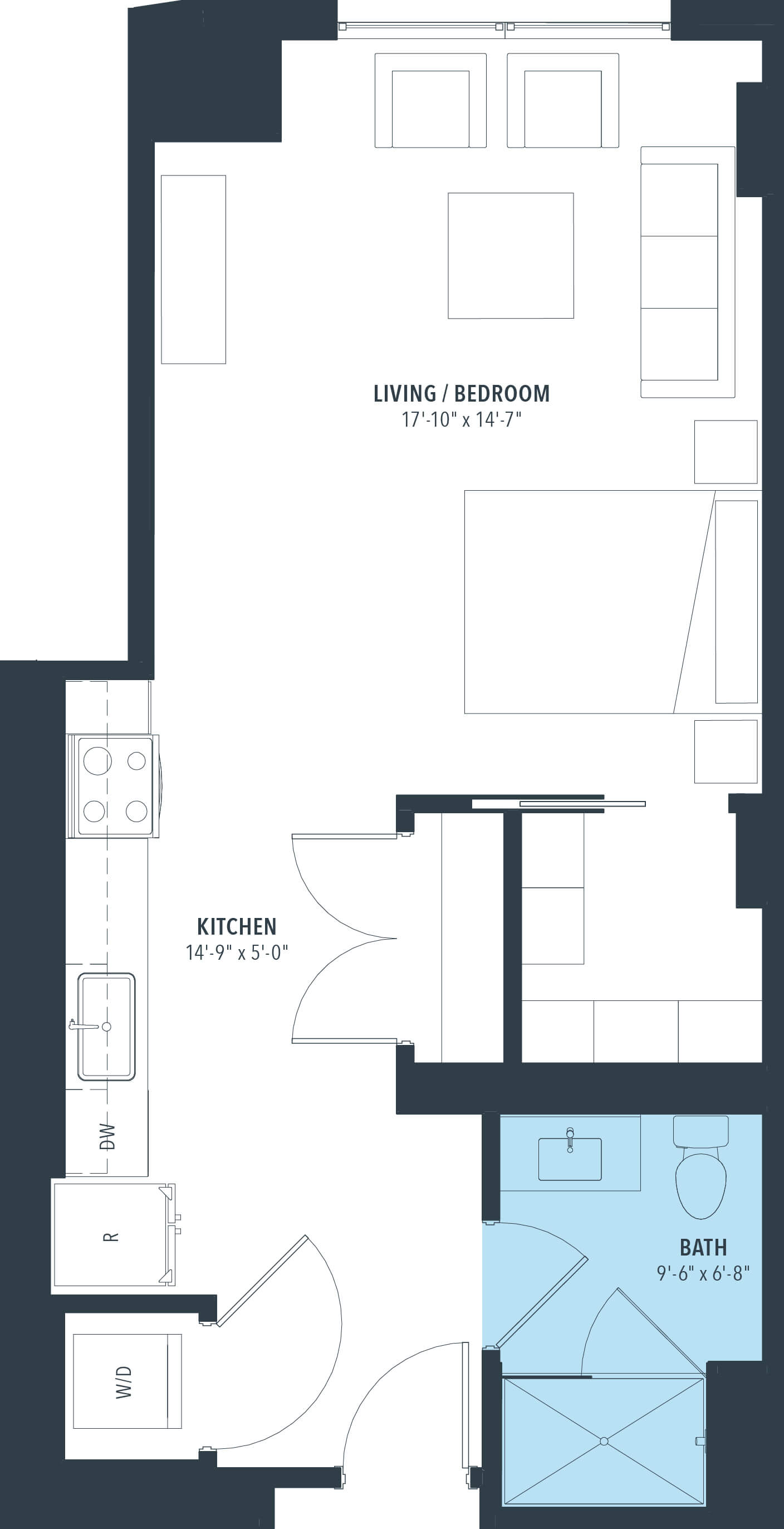 Floor Plan Image of Apartment Apt 0207