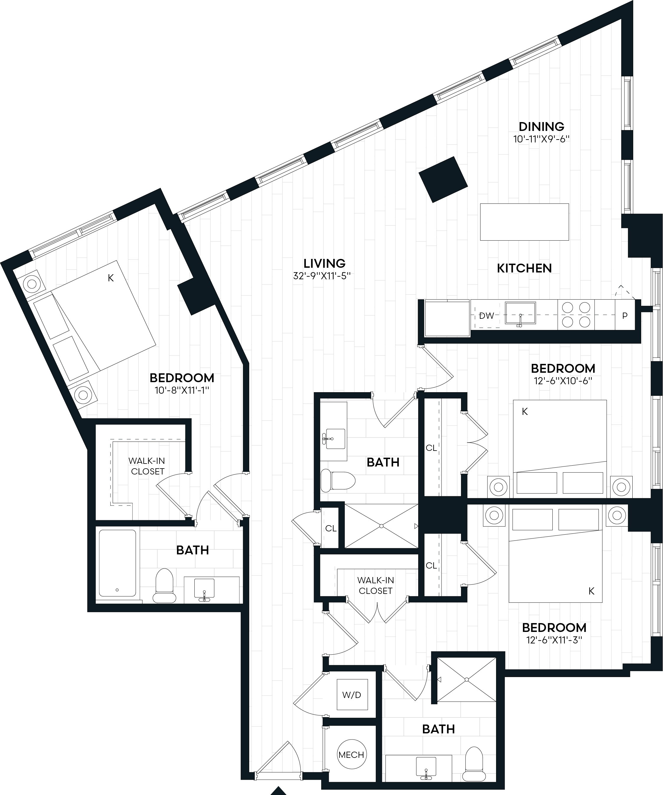 3 Bed/3 Bath-3K2