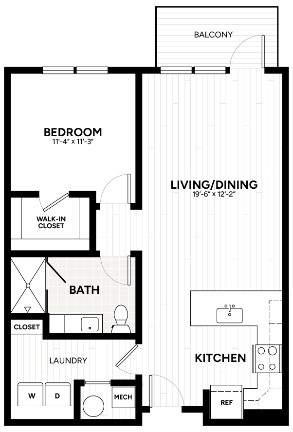 Floor Plan Image of Apartment Apt 1454