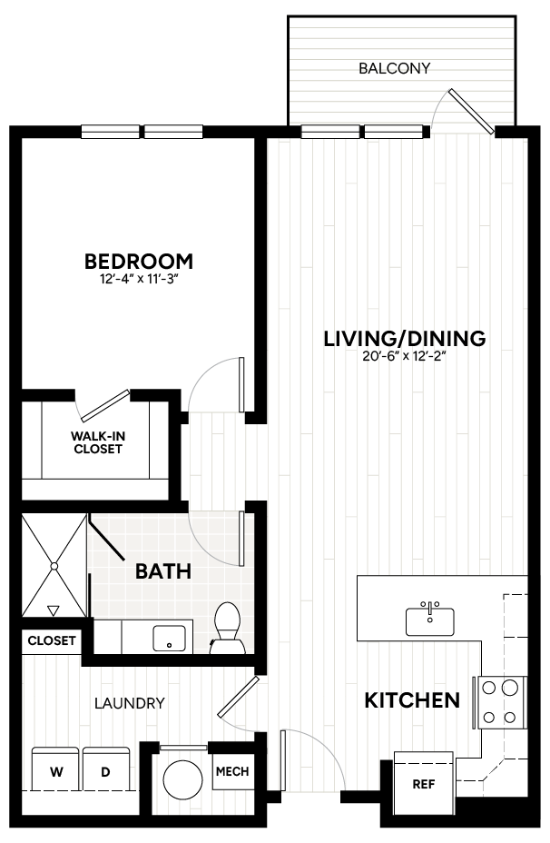 Floor Plan Image of Apartment Apt 1329