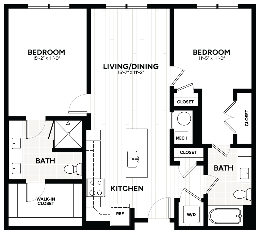 Floor Plan Image of Apartment Apt 1452