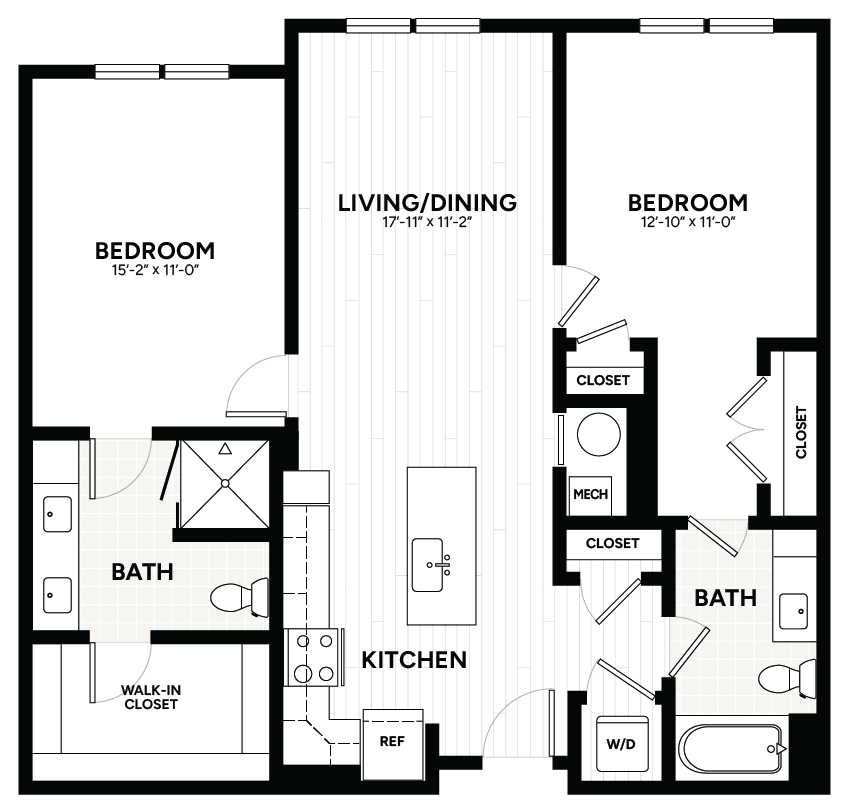 Floor Plan Image of Apartment Apt 1252