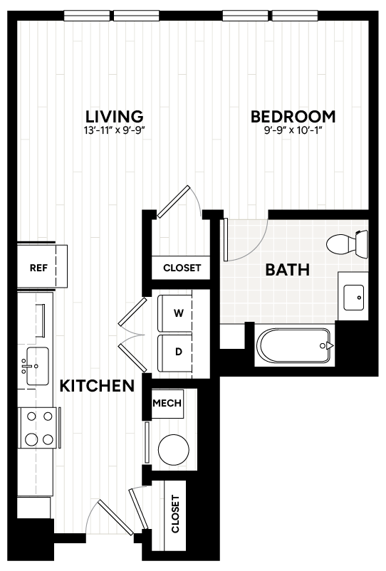 Floor Plan Image of Apartment Apt 1331