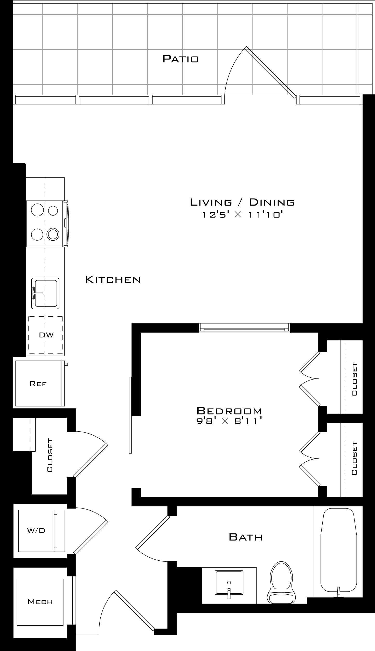 Floor Plan Image of Apartment Apt 0814