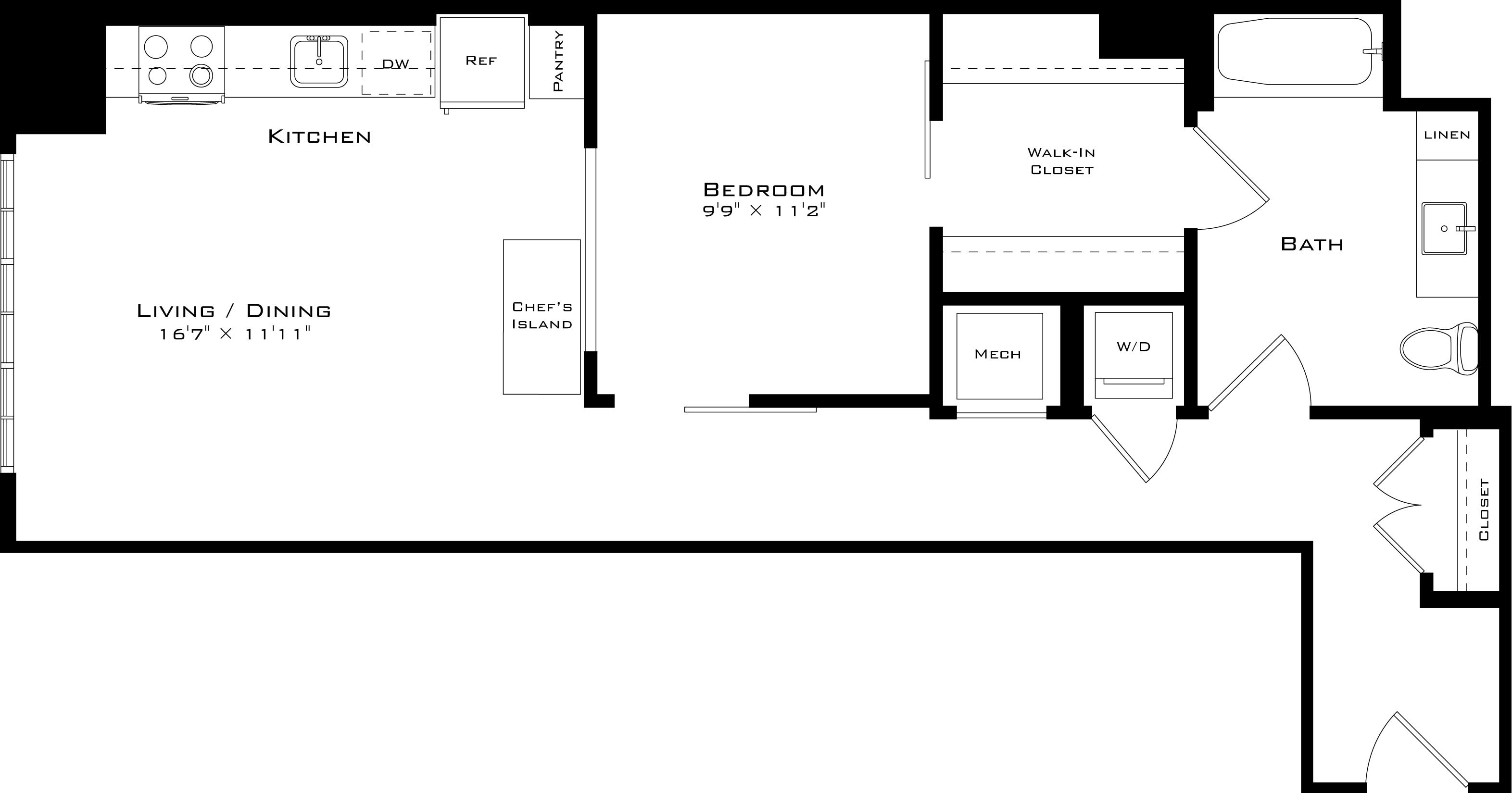 Floor Plan Image of Apartment Apt 0808