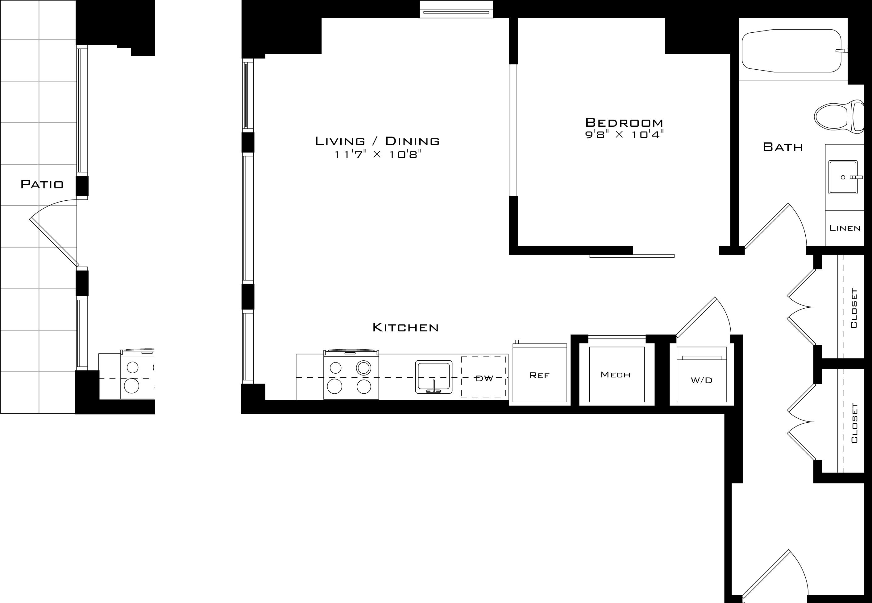 Floor Plan Image of Apartment Apt 0627