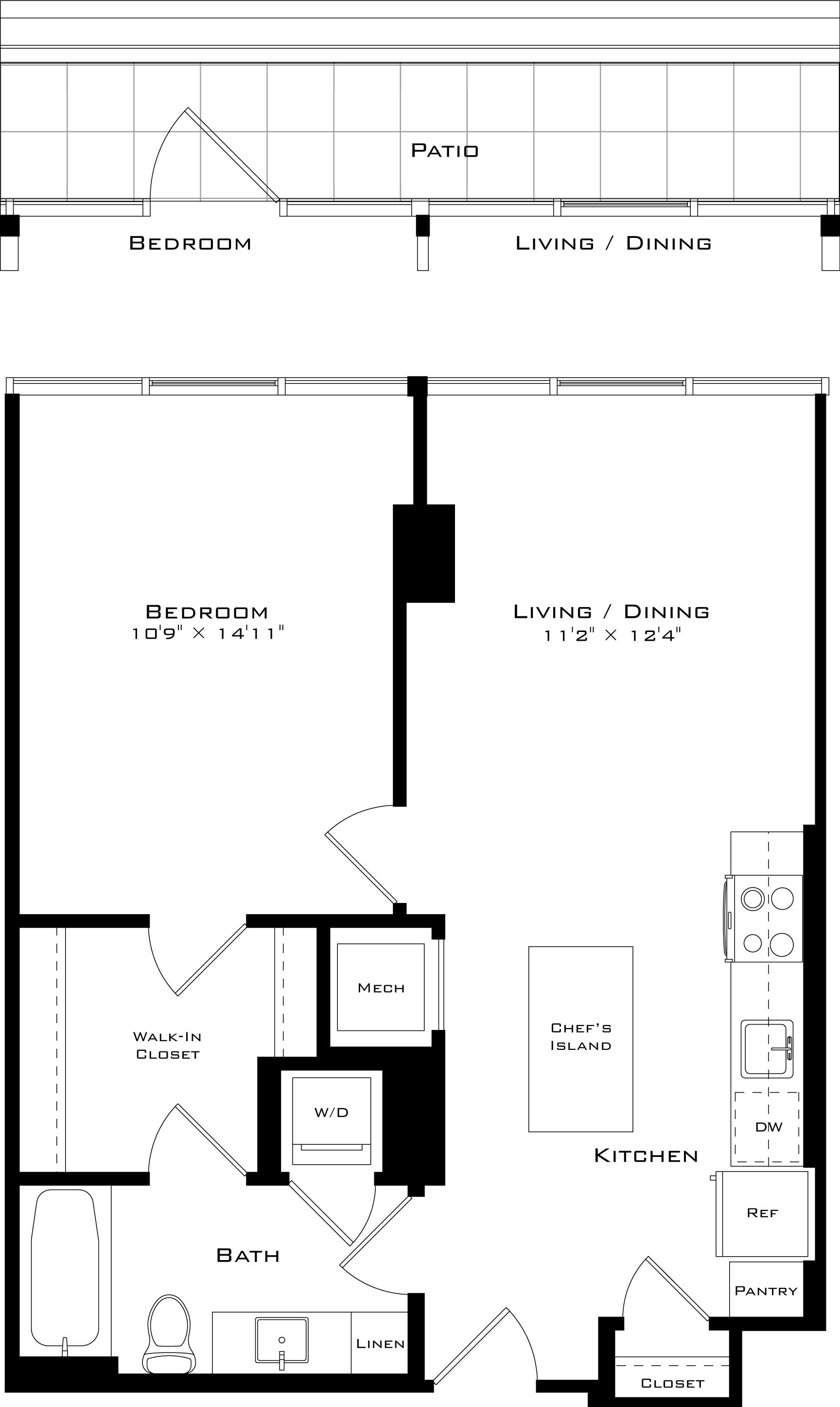 Floor Plan Image of Apartment Apt 0813