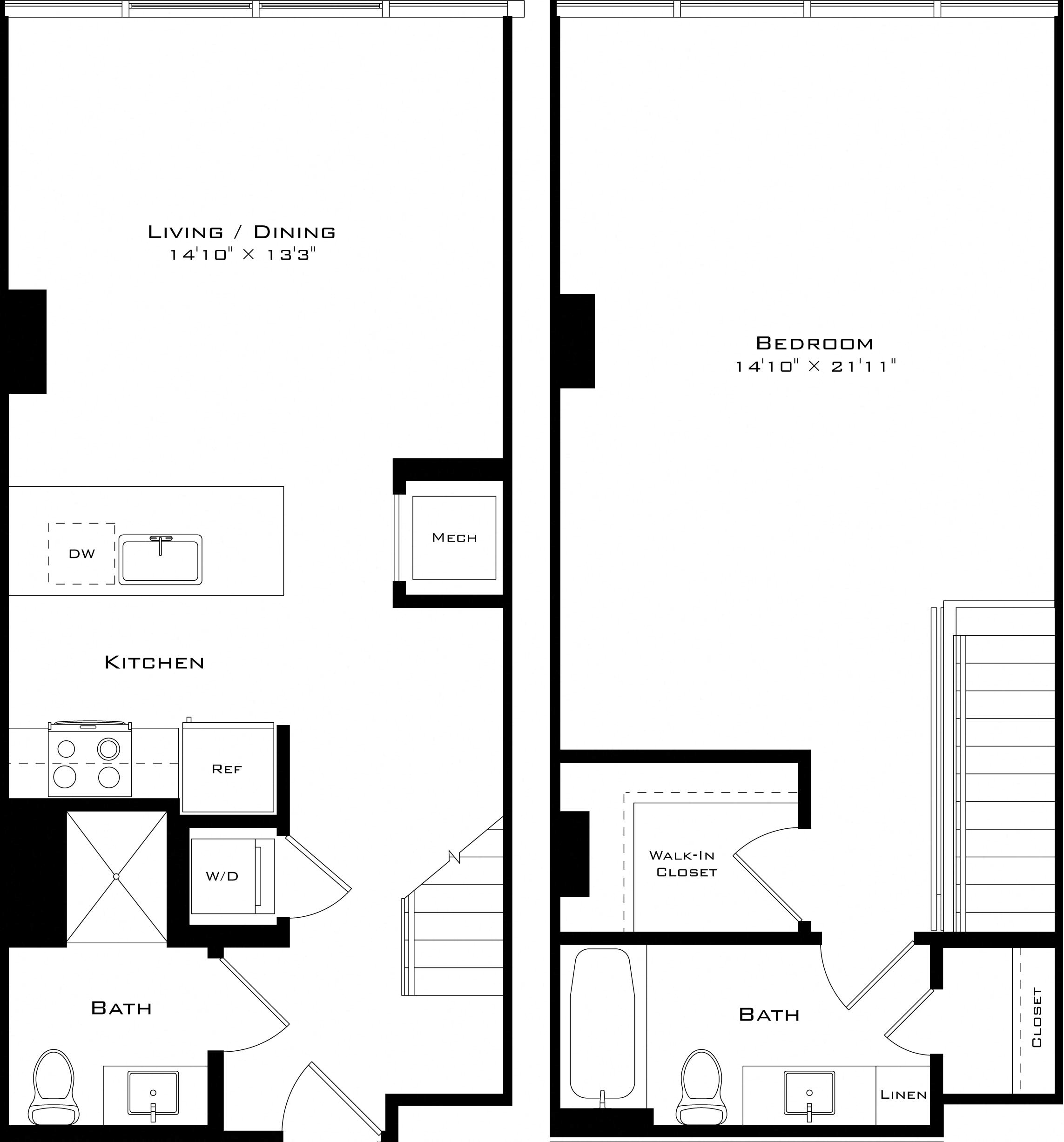 Floor Plan Image of Apartment Apt 0817