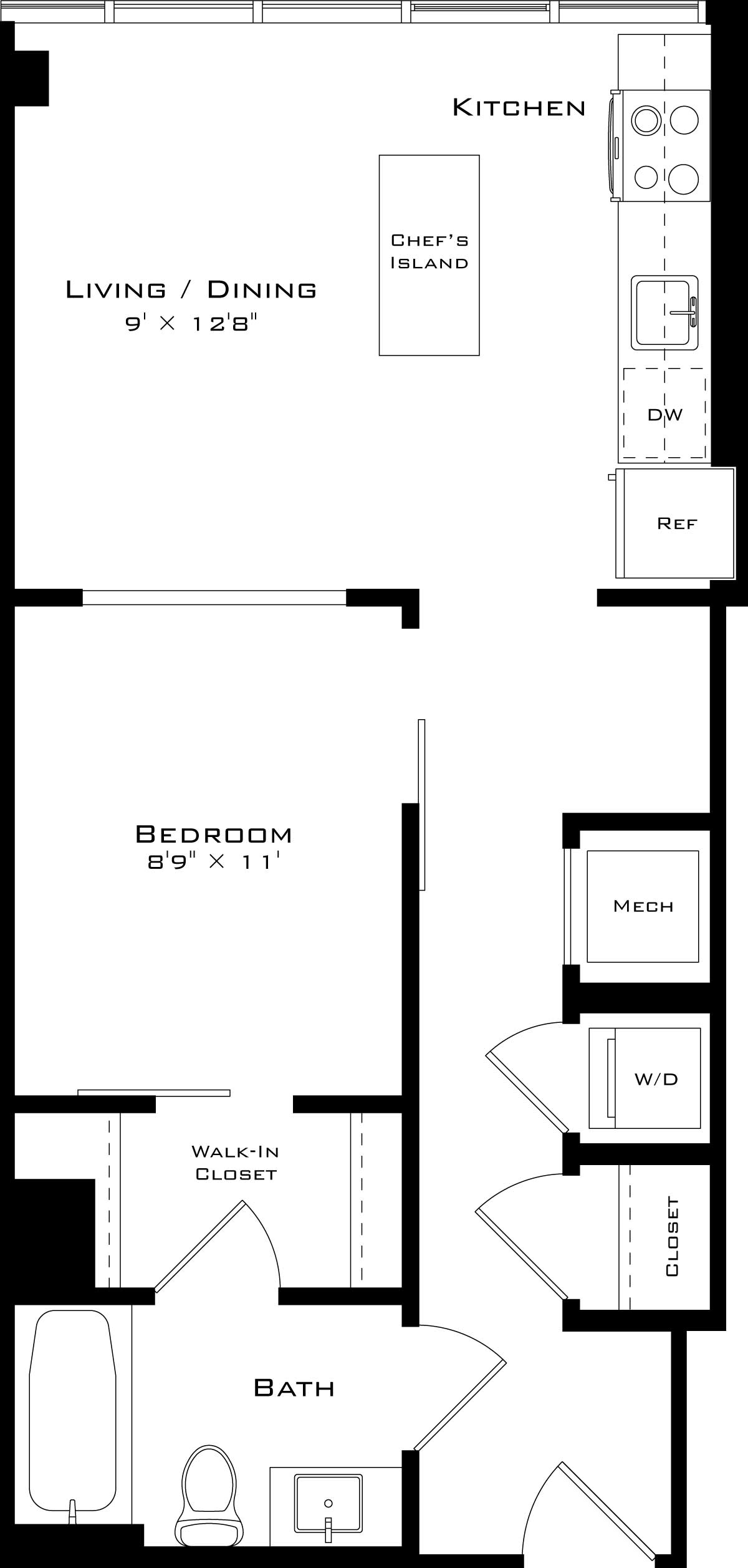 Floor Plan Image of Apartment Apt 1323