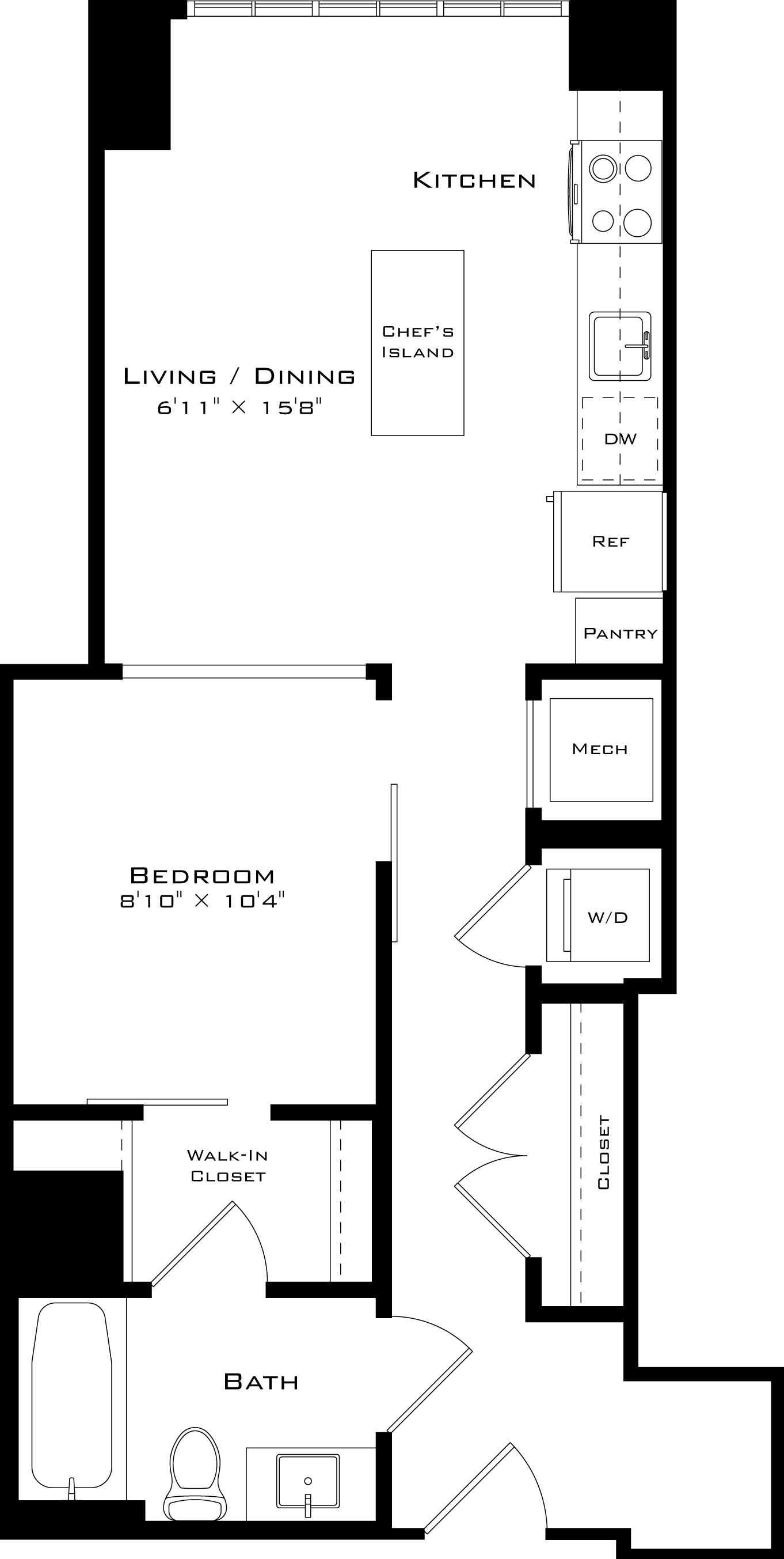 Floor Plan Image of Apartment Apt 0333