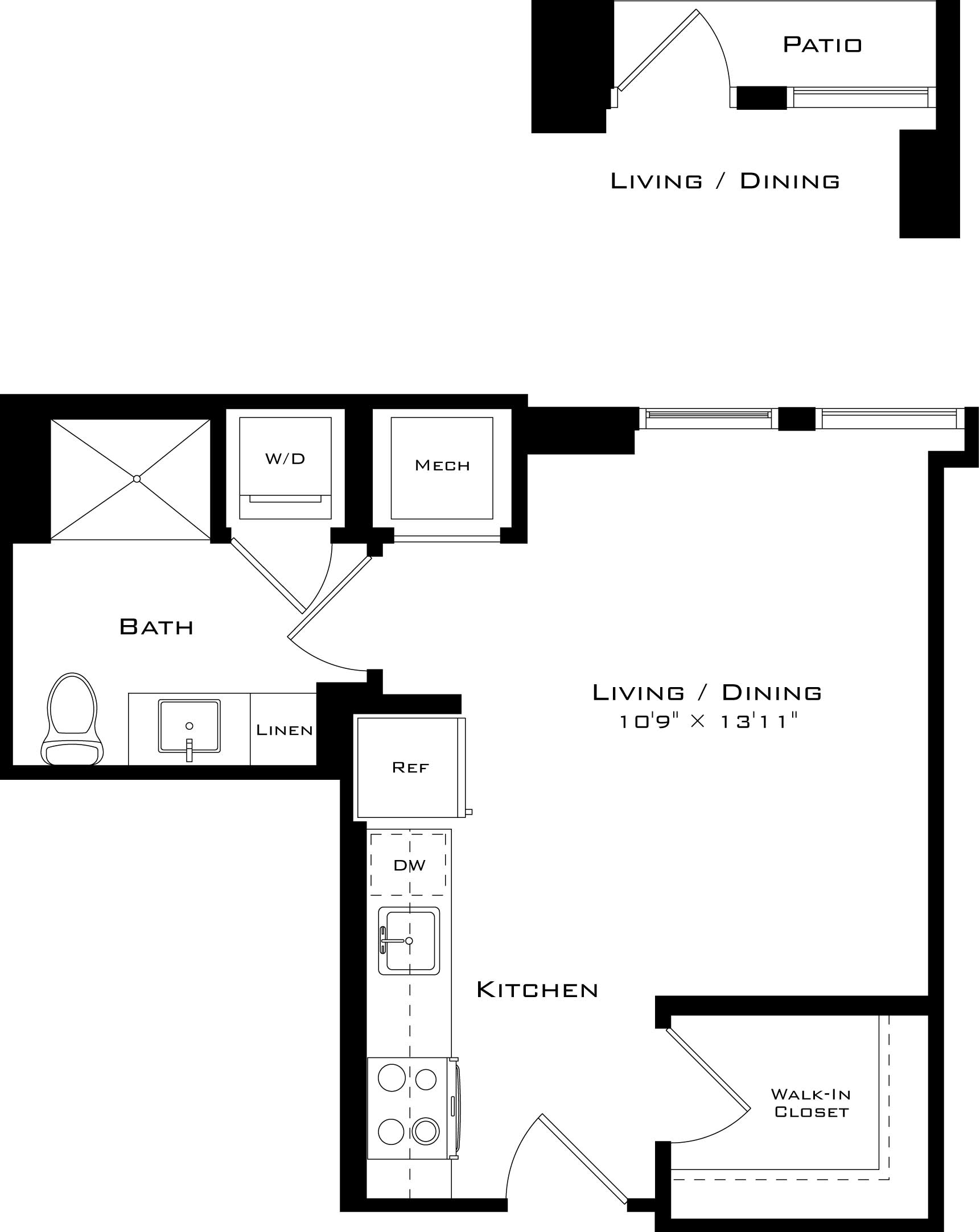 Floor Plan Image of Apartment Apt 0301