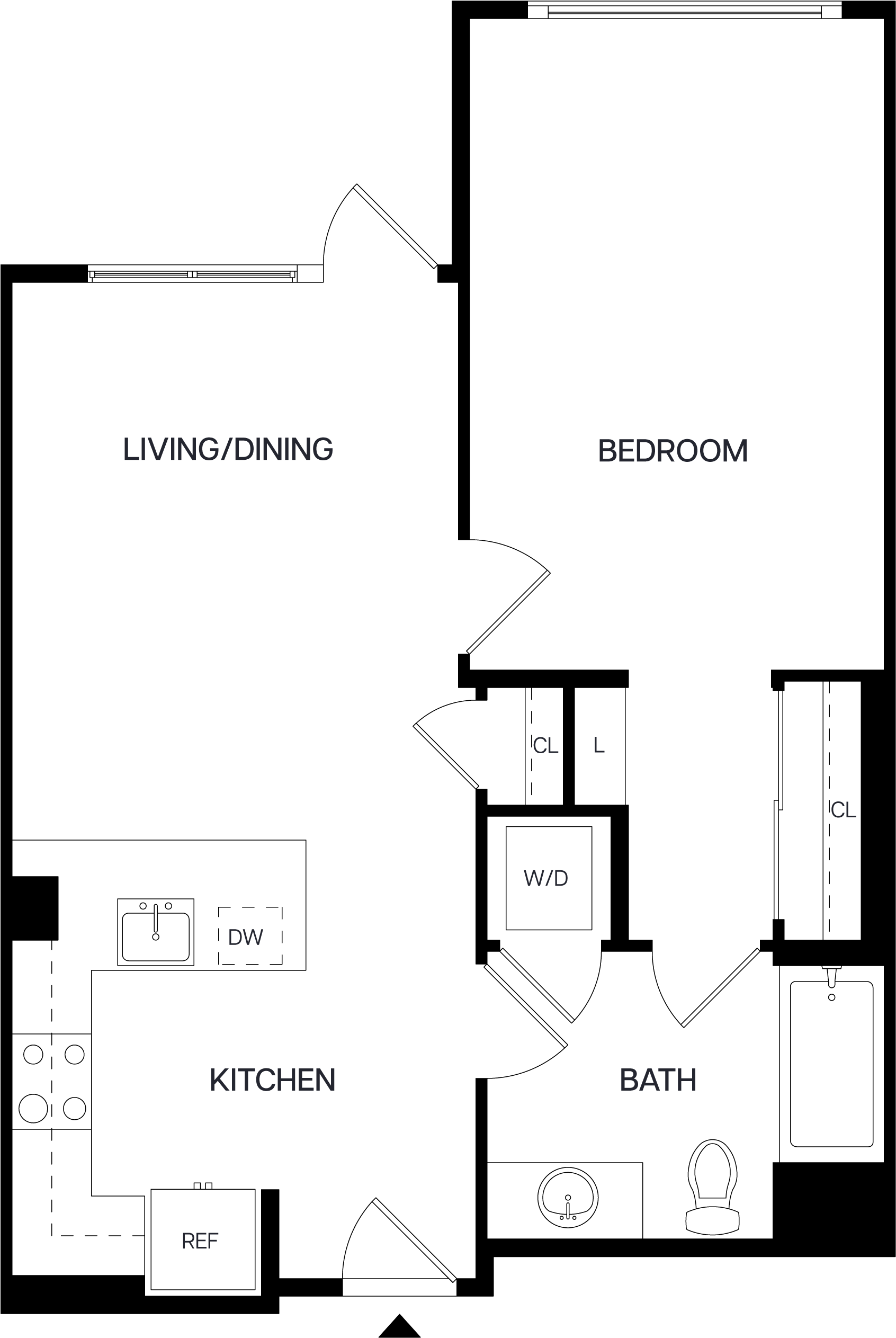 Floor Plan Image of Apartment Apt 435